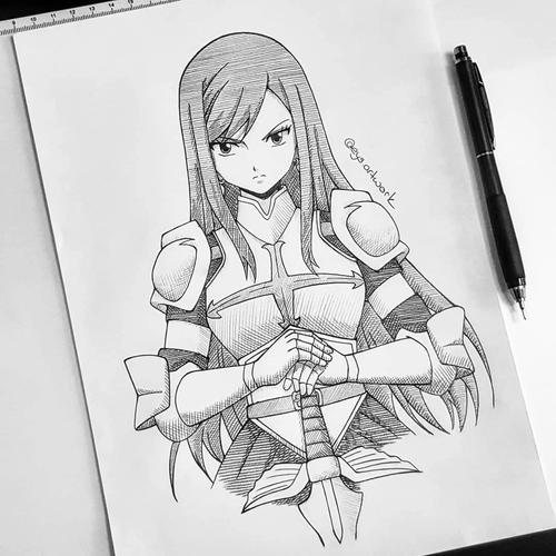 线稿速写|简单好画的新手入门系列经典动漫人物角色速写