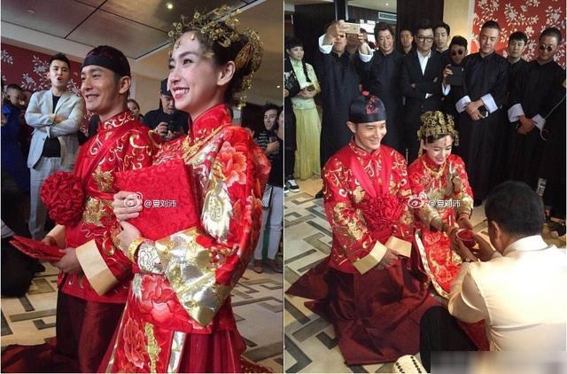 杨颖刘诗诗中式礼服美翻,林心如几十万一件,壕气又好看!