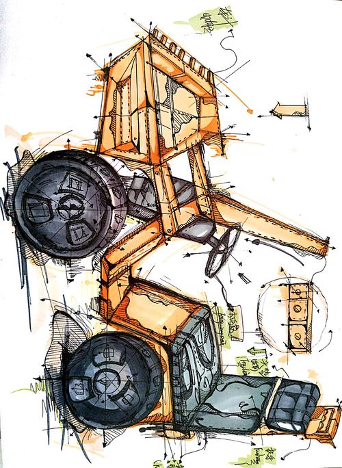 多功能儿童铲雪车