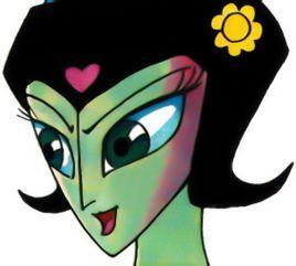 《葫芦兄弟》的续集《葫芦小金刚》中的女妖精(大反派),万年青蛇的所