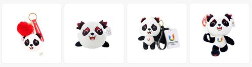 成都大运会吉祥物"蓉宝"毛绒玩具系列产品,你最喜欢哪个?