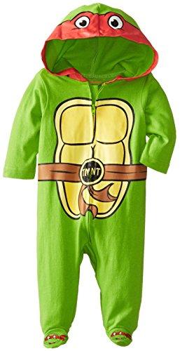 nickelodeon 婴儿男孩忍者神龟连衣服 绿色