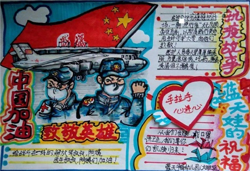 学习英雄张天铭手抄报 学习手抄报