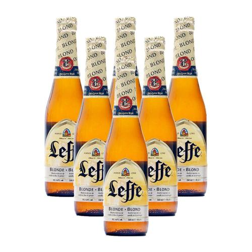 【中粮海外优选】莱福(又名乐飞)金啤酒330ml (比利时进口)leffe*6