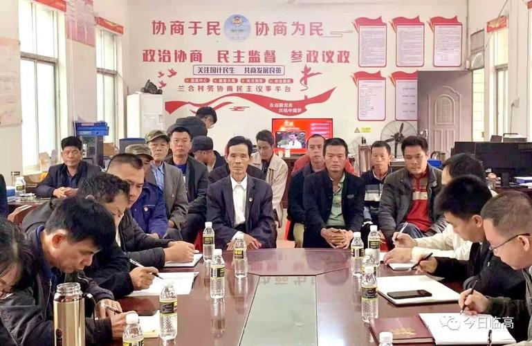 临高县委常委县纪委书记潘学峰前往兰合村宣讲十九届六中全会精神