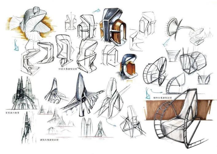 清华的初试手绘对于造型能力很是看重,主要分为三个方面,一是仿生,二