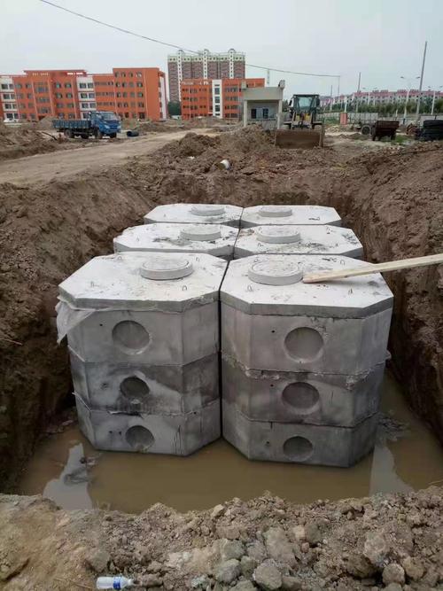水泥混凝土化粪池成品 蓄水池消防池预制八角形化粪池
