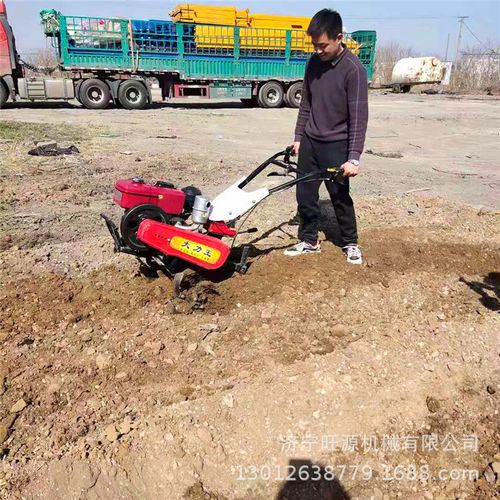 果园小型旋耕机170型汽油旋耕机柴油电启动开沟犁地机
