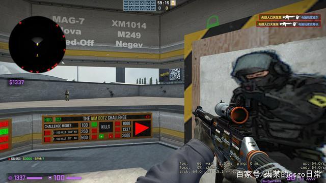 csgo:正确使用创意工坊地图aim botz-training,会让你变得更强