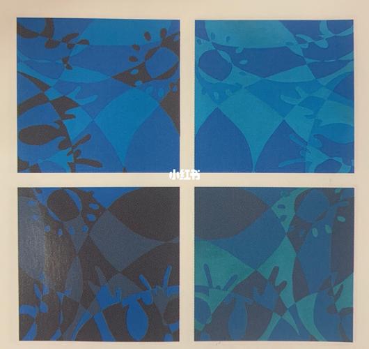 色彩构成 四宫格纯度对比_色彩构成_设计_文化_绘画