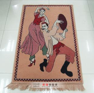 比利时挂毯 壁毯 客厅 装饰画 欧式 包邮 美女与野兽(高清版)