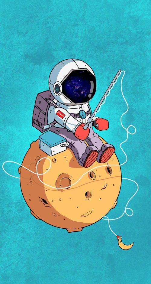 小宇航员系列插画