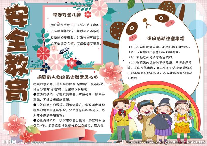 安全教育手抄报图片