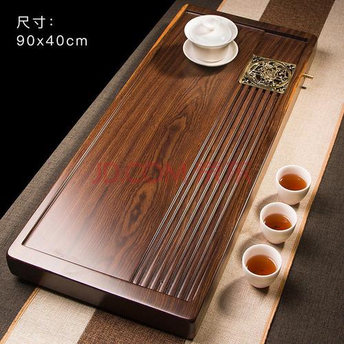 木茶盘整块大号家用客厅办公室实木简约功夫茶具大小号家用排水茶海