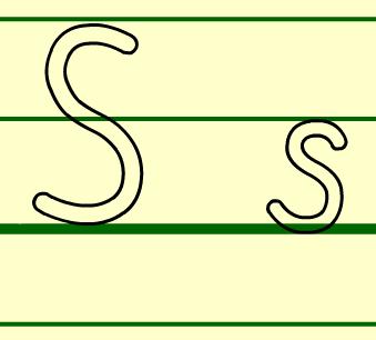 26个英文字母读音及书写 字母s(视频动画