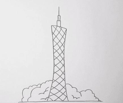 怎么画广州塔手抄报 怎么画手抄报