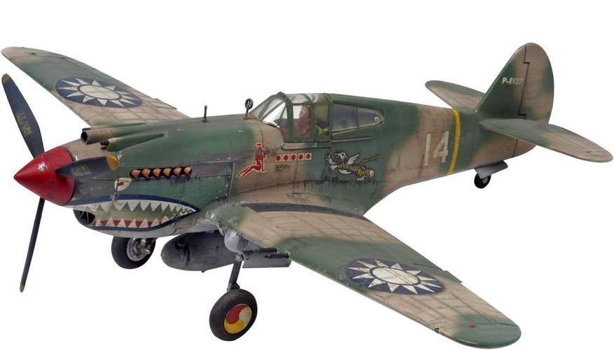 revell 1:48 p - 40b 战鹰战斗机