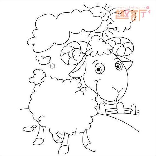 羊简笔画图片大全 最简单的小羊简笔画