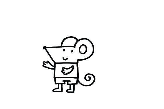 小老鼠和它的家 简单漂亮的老鼠