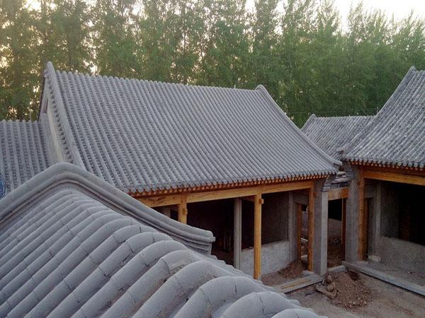 琉璃瓦屋面