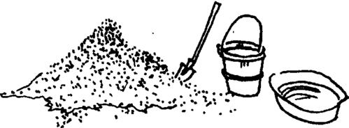 这是一个训练幼儿手的灵活性,学习使用各种工具,熟悉沙子的