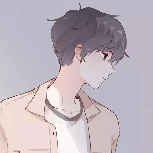 动漫男生侧脸头像