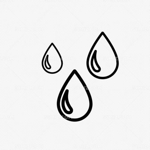 简笔画水珠