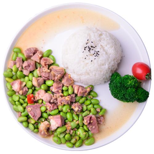 10袋*毛豆腊鸭简餐盖浇饭料理包速食商用菜肴包调理半成品菜快餐