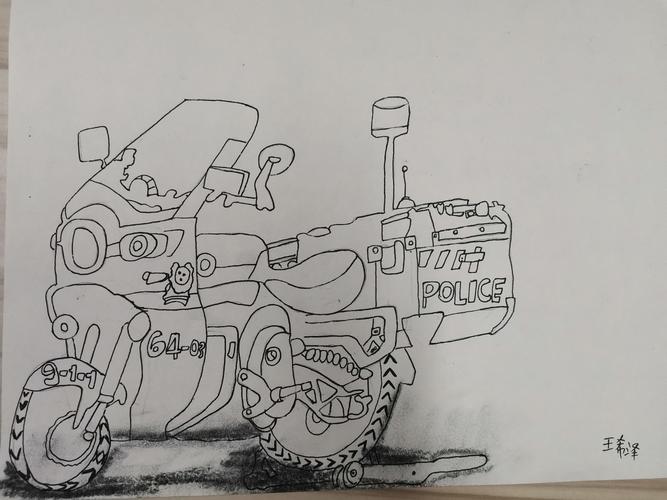 王希泽-交通工具写生速写6级