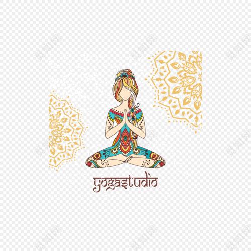 瑜伽头像手绘 (第1页)