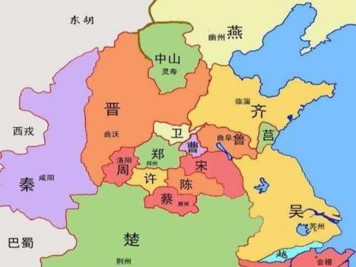 秦始皇灭六国的时候,六国地盘各自在现在哪里?楚国占据长江流域