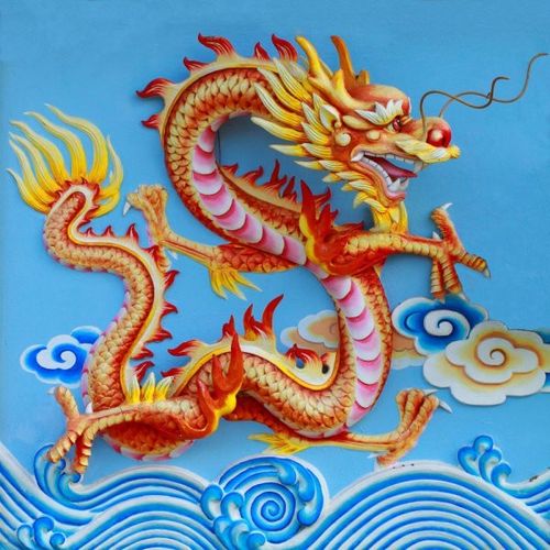 龙图案十字绣