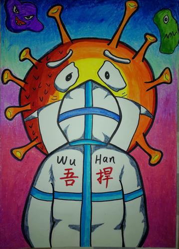 李银凤《致敬白衣天使》