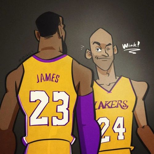 球星插画风格丨精选篮球头像背景图0226期