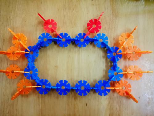 雪花片建构《小螃蟹》