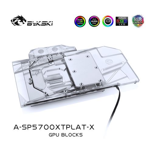 蓝宝石5700xt白金版,蓝宝石rx5700xt白金版 bykskia-sp5700xtplat-x蓝宝石rx5700xt超白金显卡