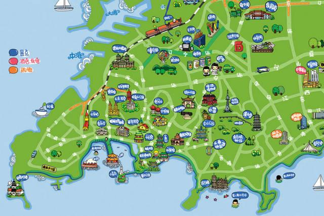 黄岛金沙滩也是不可多得的海鲜大排档地点,主要特点是价格亲民.