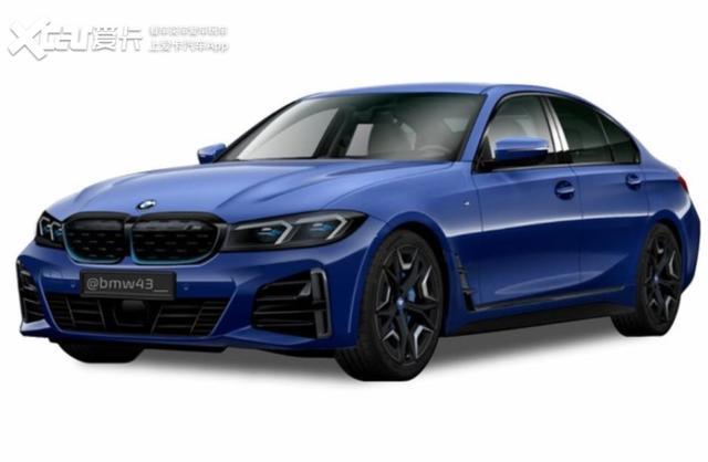 宝马3系纯电版渲染图有望2023年上市