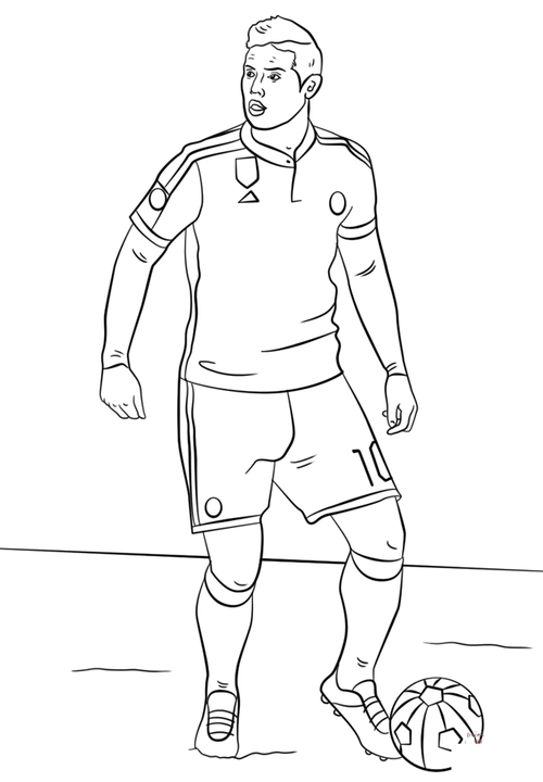 足球运动员简笔画图片大全著名足球运动员简笔画步骤图教程