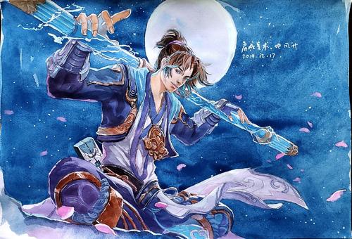 王者荣耀#孙悟空·至尊宝   水彩