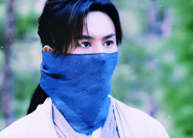 最后一个令人印象深刻的蓝色面纱美人就是《山河令》里的周子舒了,腰