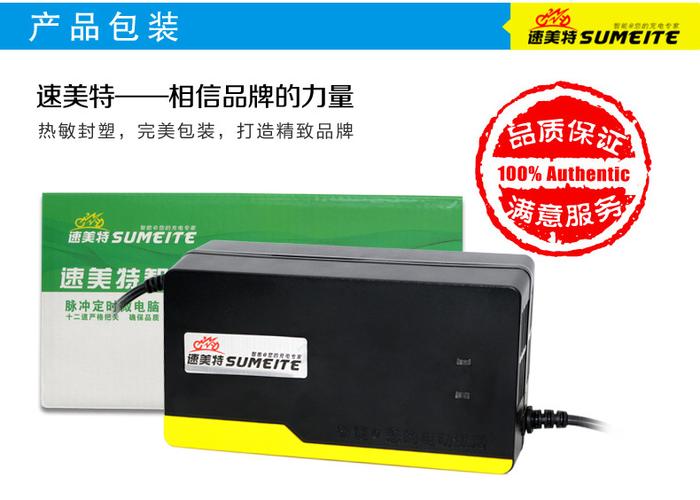 电动车智能充电器60v20ah电瓶车充电器新日雅迪爱玛立马通