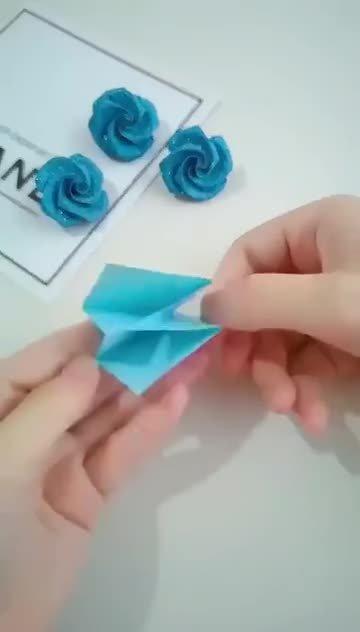 简单好看的玫瑰花折法,马住!