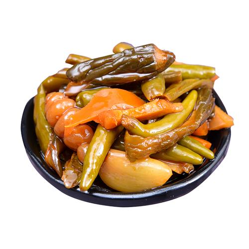 酱八宝咸菜500g什锦菜酱菜腌制黄瓜地环辣椒下饭菜即食参数
