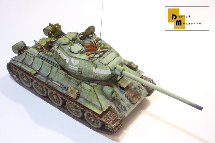 【优秀模型欣赏】水彩画般的t-34-85坦克模型