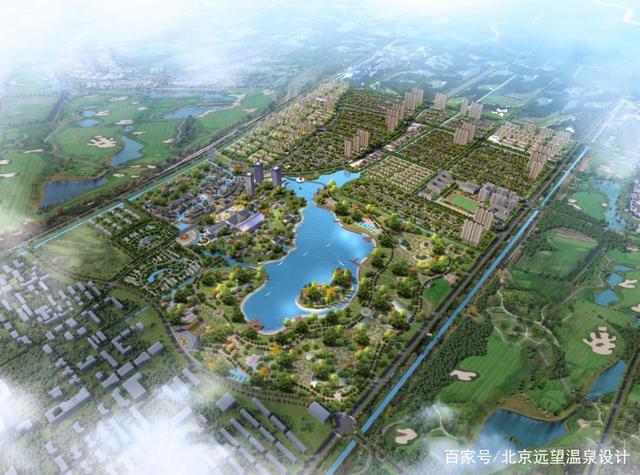山东济南商河北纬37度温泉度假区规划设计方案