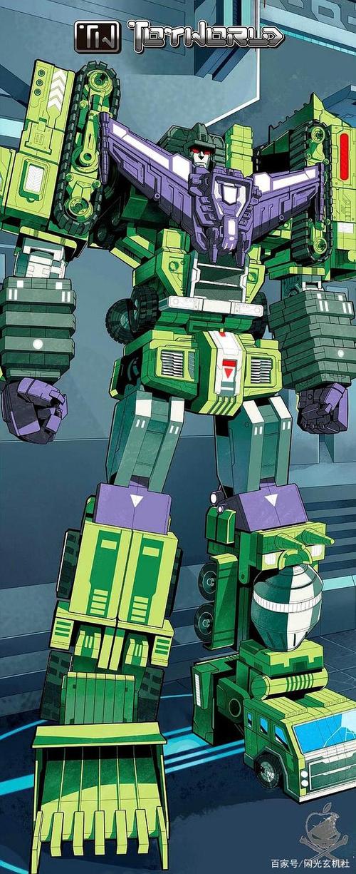 变形金刚动漫人物:tw衍生不同配色的霸天虎挖地虎组合