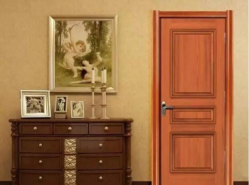 双叶实木门效果图