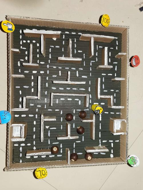 其它 自制玩教具《弹珠版贪吃小球球》 写美篇   幼儿对迷宫游戏表现