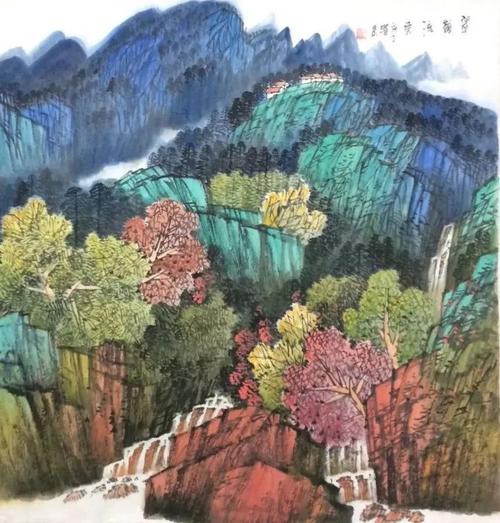 冯耀京,中国画学会,陕西,山水画,西安